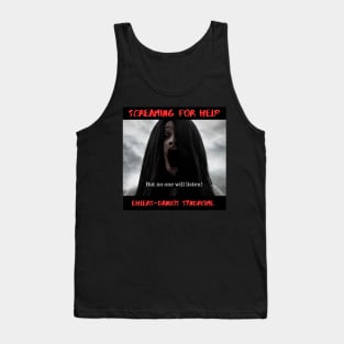 Screaming for help Tank Top